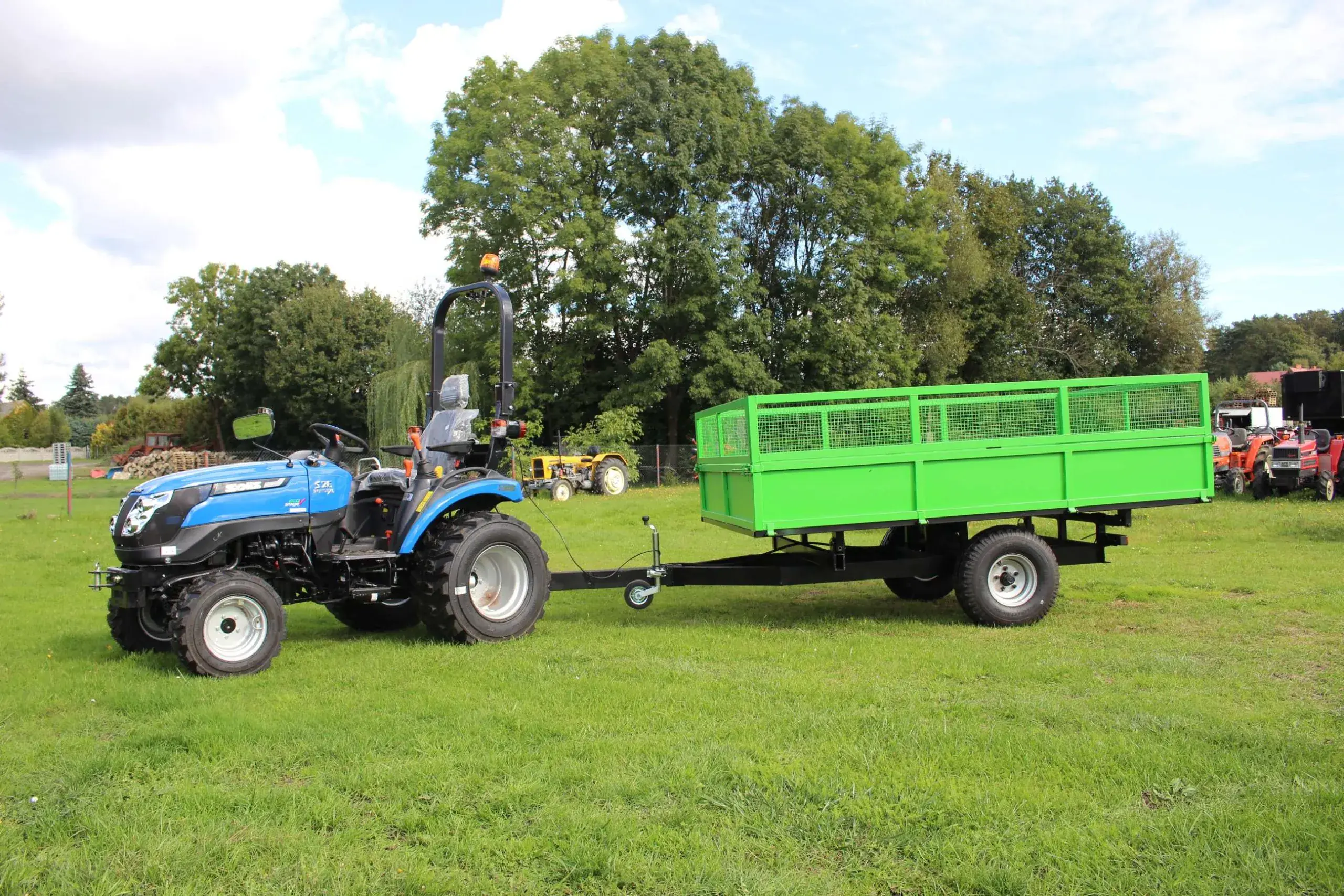 Przyczepka XL z wyższymi burtami