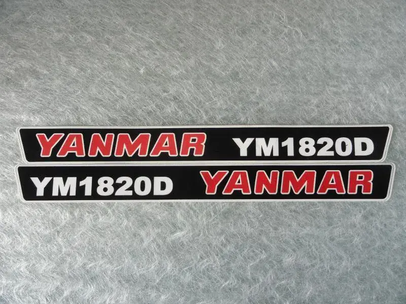 Naklejka na mini traktorek YANMAR YM1820D