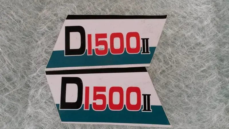 Naklejka na mini traktorek D1500II